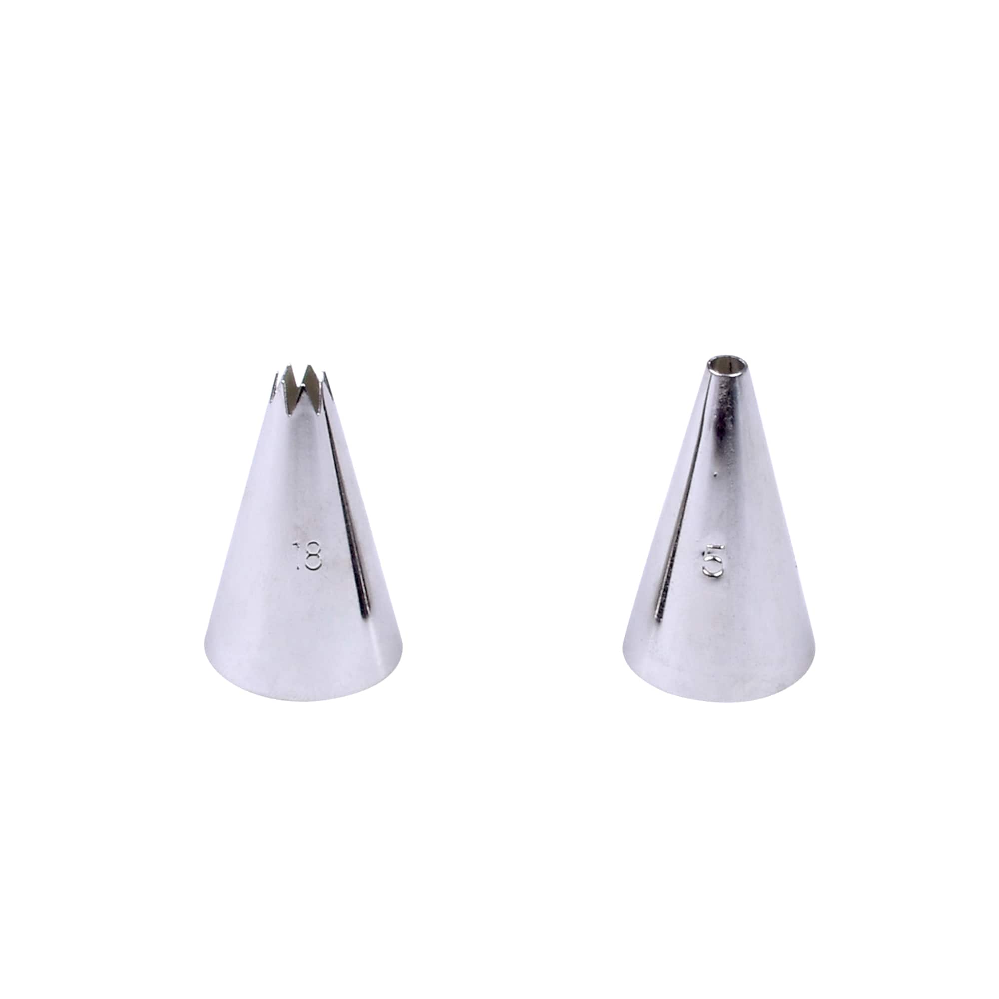 No. 5 Round & No. 18 Star Tip Set by Celebrate It™